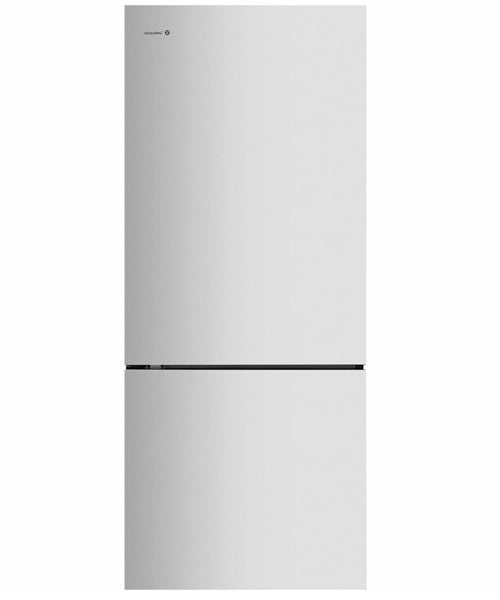 Sleek Westinghouse WBE4302ACR fridge, 425L, bottom mount, perfect for modern kitchens.