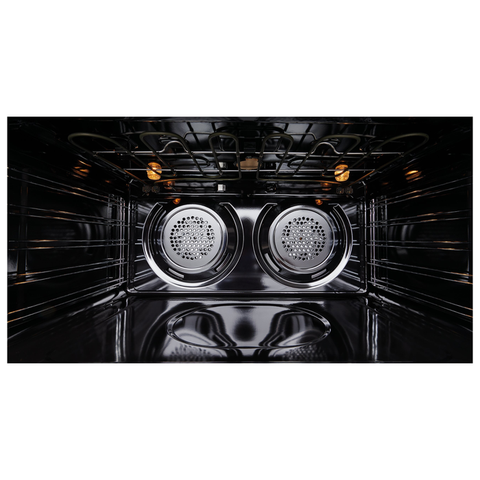 Westinghouse 90cm Freestanding Dual Fuel Oven/Stove Dark Stainless Steel WFEP917DSD