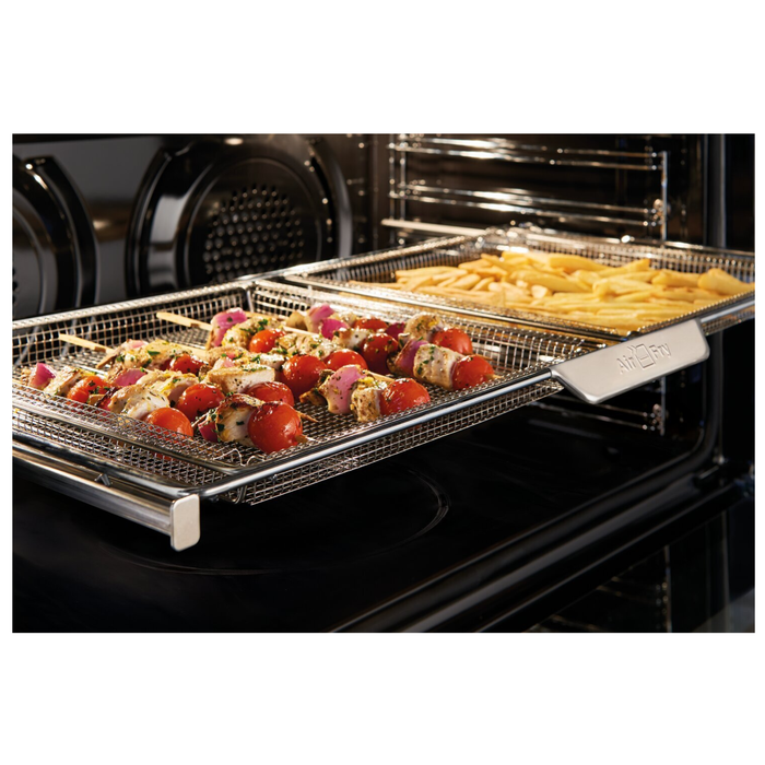 Westinghouse 90cm Freestanding Dual Fuel Oven/Stove Dark Stainless Steel WFEP917DSD