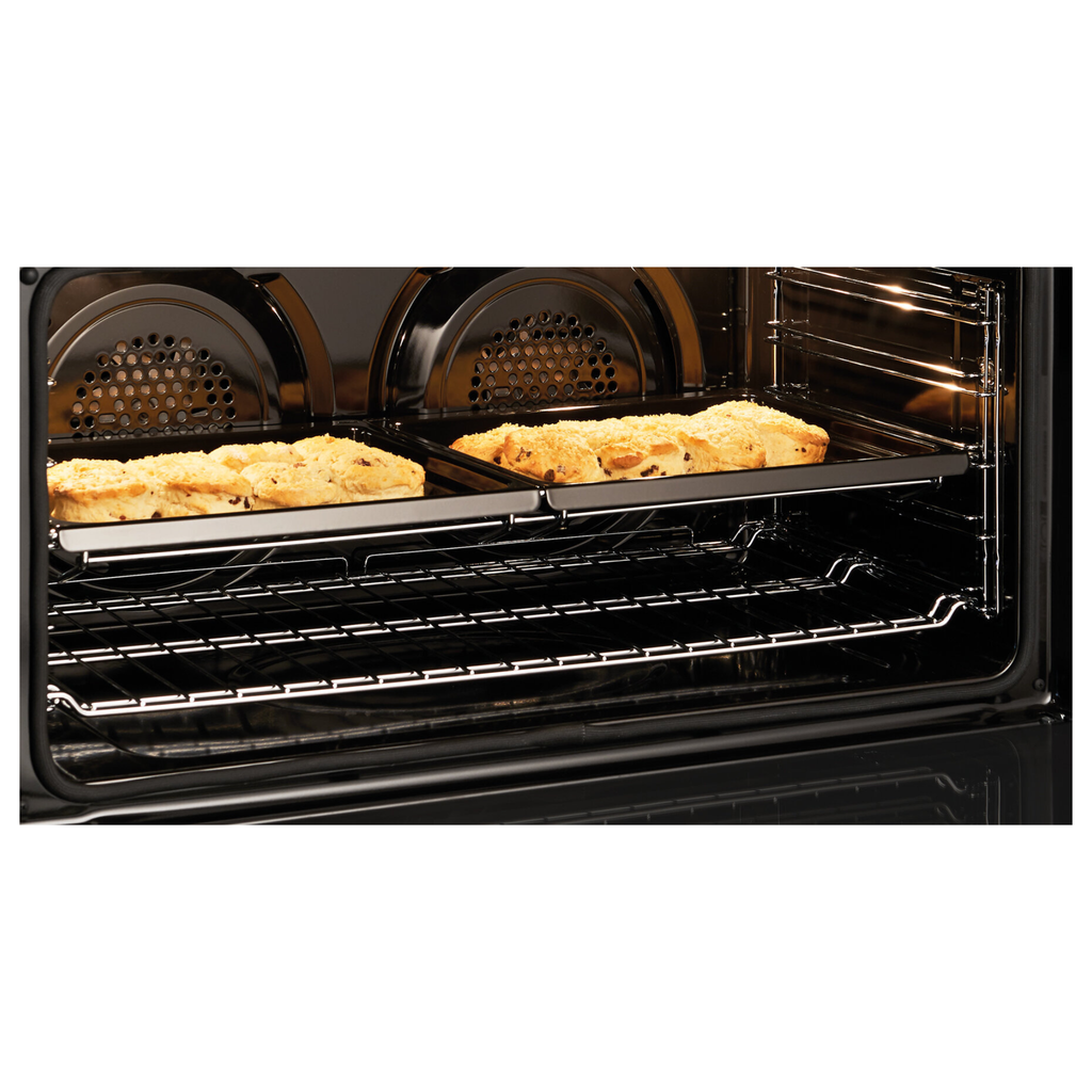 Westinghouse 90cm Freestanding Dual Fuel Oven/Stove Dark Stainless Steel WFEP917DSD