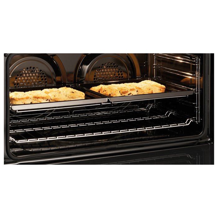 Westinghouse 90cm Freestanding Dual Fuel Oven/Stove Dark Stainless Steel WFEP917DSD