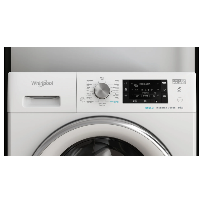 Whirlpool FreshCare+ 9kg Front Load Washing Machine FDLR90250