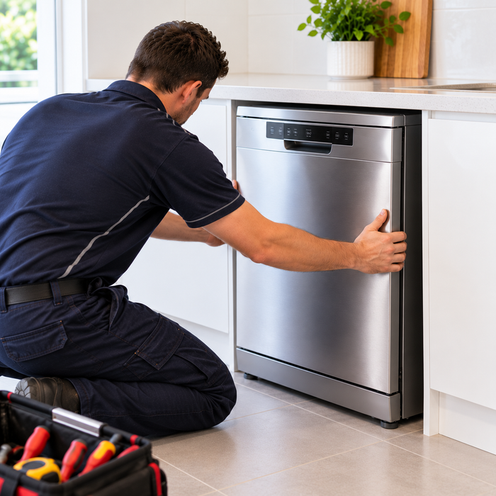 Freestanding Dishwasher Installation