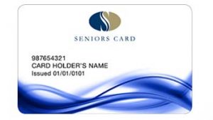 Seniors card for buying whitegoods
