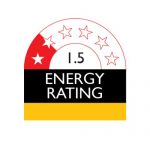 The product has 1.5 Star Energy Rating