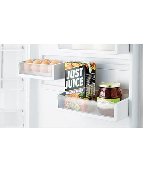 adjustable shelf solution with Westinghouse 230 litre fridge