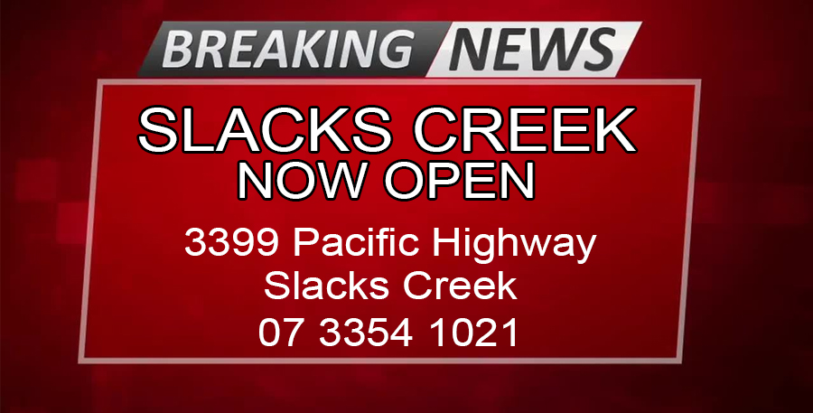 Slacks Creek Now Open