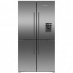 Fisher-&-Paykel-538L-Quad-Door-Refrigerator—Black-Stainless-Steel-RF605QDUVB2