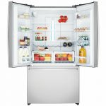 Westinghouse-565L-French-Door-Frost-Free-Fridge-with-Water-Dispenser-WHE6060SB-Open