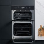 Omega-ODO684XTGG-60CM-Built-In-Electric-Double-Oven-OPEN