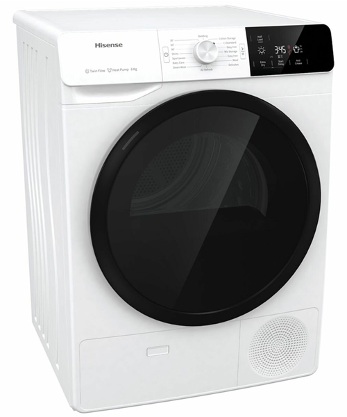 HISENSE-HDGE80H-8KG-Heat-Pump-Clothes-Dryer-Side