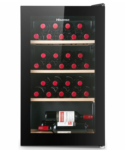 HISENSE-HRWC30-30-Bottle-Wine-Fridge-Front-display