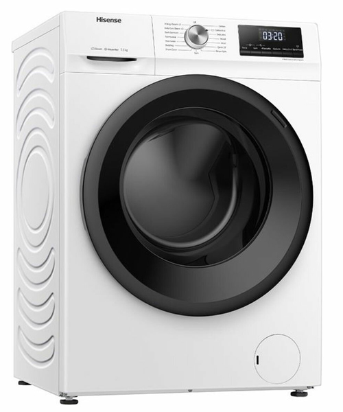 HISENSE-HWFY7514-7.5KG-Front-Load-Washing-Machine-Side