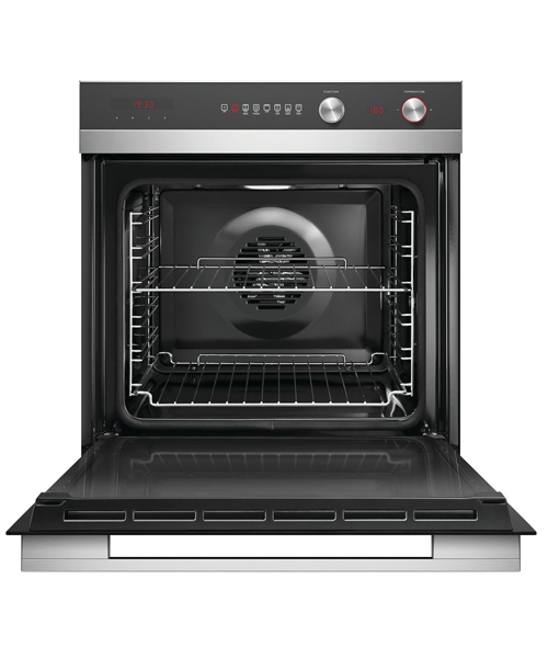 Fisher-&-Paykel-OB60SC7CEPX3_BNE-60cm-Pyrolytic-Built-In-Electric-Oven-Open
