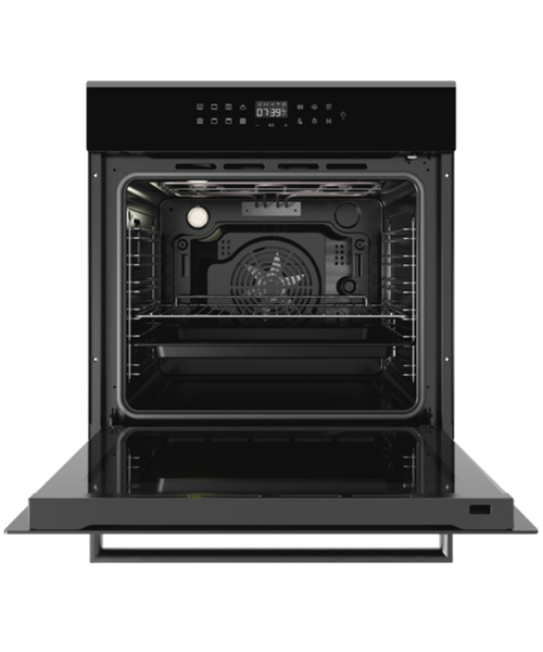 Haier-HWO60S14TPB2-60cm-Pyrolytic-Built-In-Electric-Oven-Open